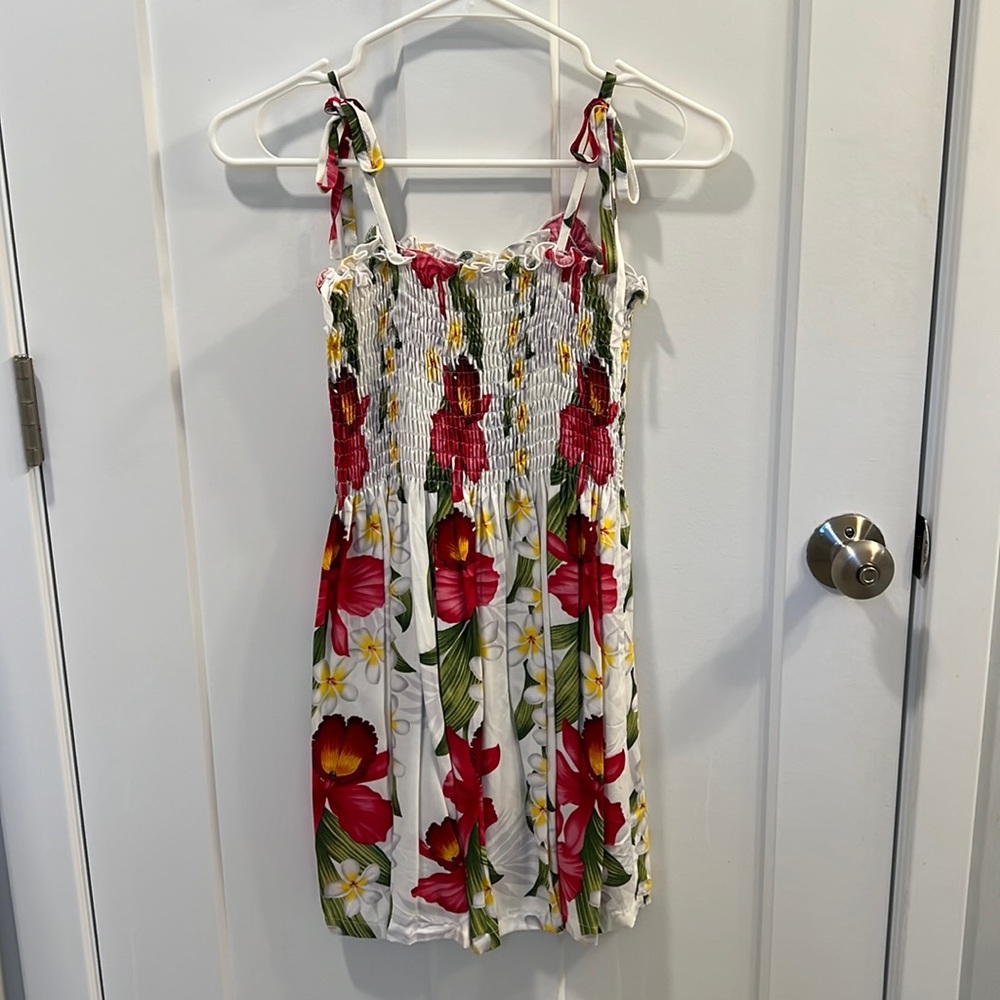 Hawaiian Floral Sun Dress